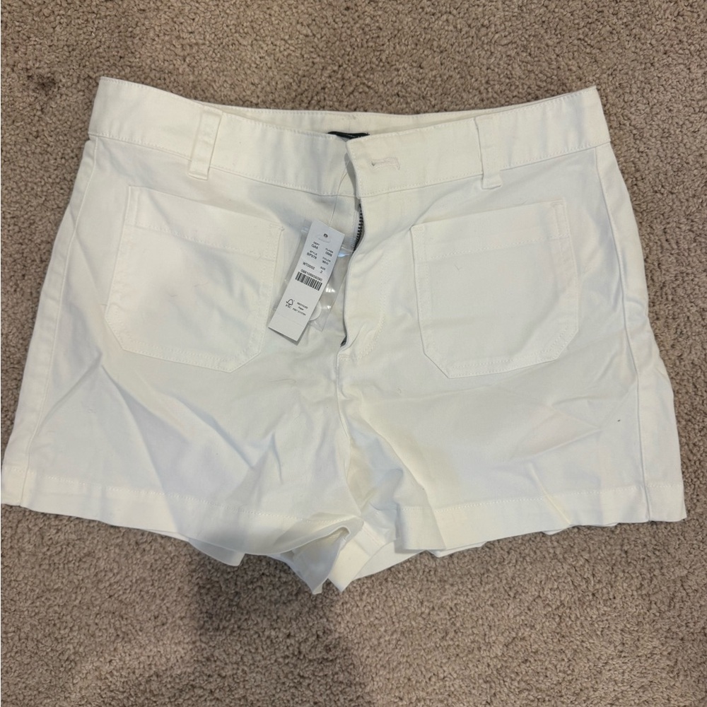J. Crew Women's Cream Cargo Shorts